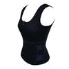 Женский жилет для тренировки талии, формирователь тела для похудения, регулируемый пояс на молнии, корсет