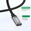 3м Алюминиевый сплав Type-C Папа на Маму Удлинительный кабель USB3.1 Gen2 Кабель данных Поддержка видео 4K/60 Гц Передача данных 10 Гбит/с
