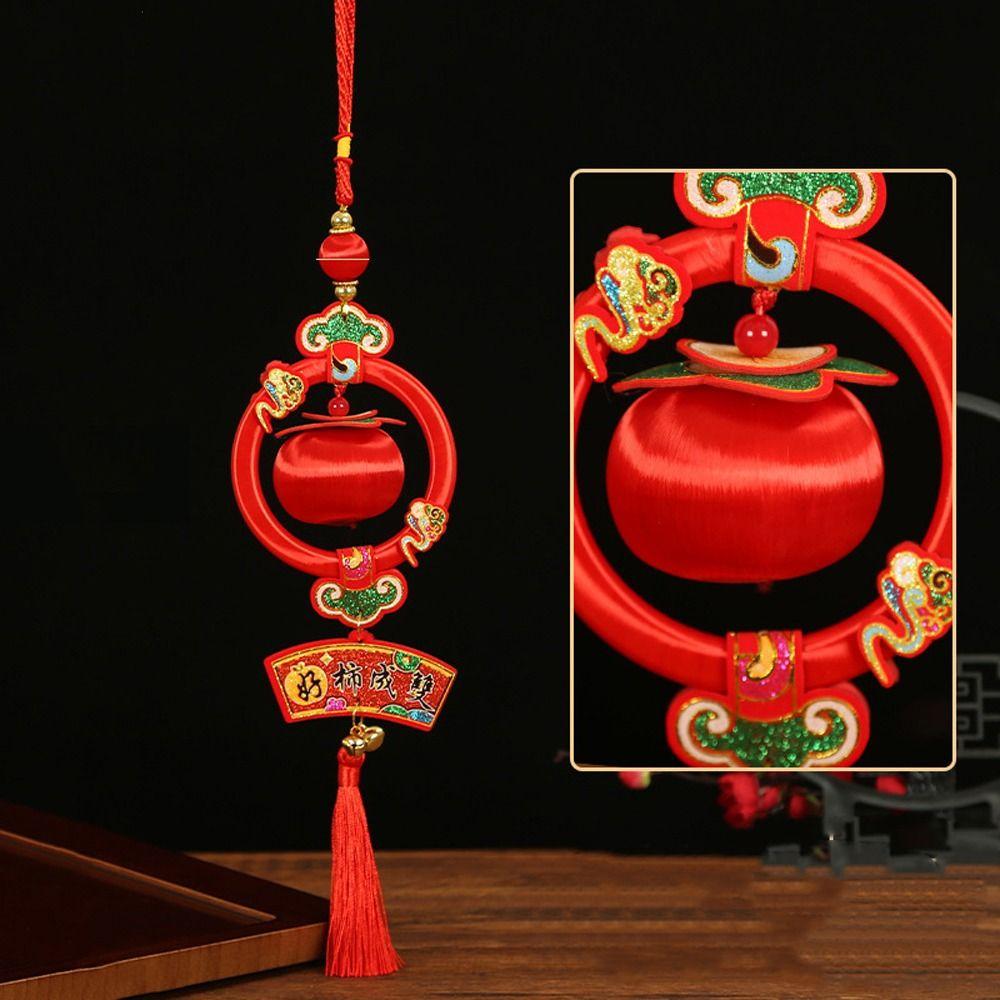 Traditional Chinese Lucky Persimmon Pendants Plastic Spring Festival Supplies Home Wall Decor