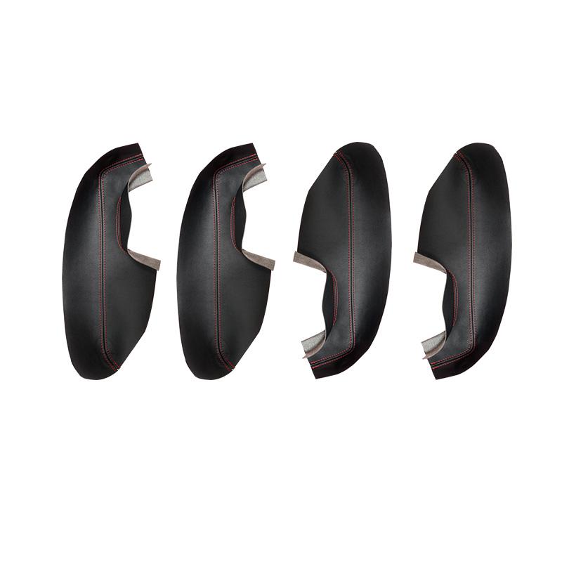 4 шт. автомобильный кожаный подлокотник из микрофибры для салона двери, накладка для Subaru Forester 2013 2014 2015 2016 2017