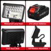 4 Inch LED Work Light for 21V Lithium Batteries Super Bright Outdoor Lighting 180 Degree Rotation