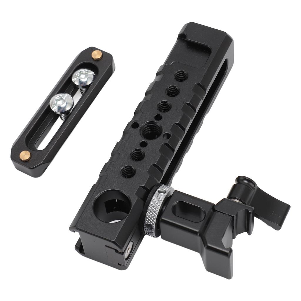 Camera Cage Top Handle Grip Universal Camera Rig Top Grip with Removable Slider 1 4 3 8 Inch Screw Hole Cold Shoe Mount