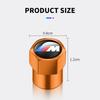 For BMW 5G314Pcs 3D Metal Tire Valve Cap Car Tyre Air Stem Cover For BMW M M3 M5 M6 X3 E46 E90 F30 G20 E36 E34 X6 G20 G30 Accessories