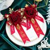 Simulation Flower Parents Banquet Chinese Style Corsage Wedding Corsage Bride Brooch Groom Brooch