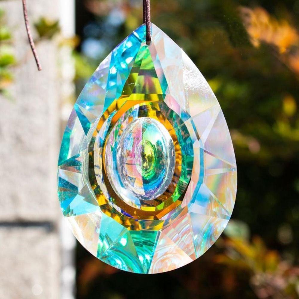 Window Decor Home Decor Rainbow Makers Delicate Gift Sun Catcher Crystal Pendant Car Pendant