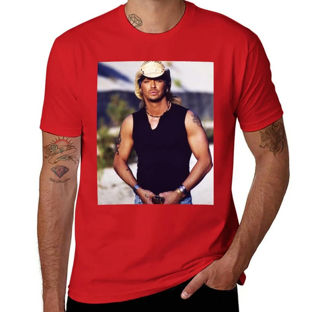 Bret Michaels On Memories Poster Art Design T-Shirt for a boy boys animal print clothes for men