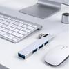USB 3.0 Алюминиевый Угловой 4-портовый Хаб для Ноутбука
