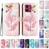 Flamingo Luxury Painted Leather Case Wallet Book Style Cover for Motorola Moto G60,G40 Fusion,G10,G20,G30,E7 Power,G Play,G Power,Edge 50 NEO...