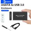 mSATA To USB 3.0 SSD Case Enclosure Mini SATA USB Adapter External Solid State Disk Box for PC Laptop 30x50 mSATA HD Hard Disk