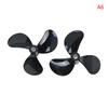 1 Pairs Rc Boat Blades Paddle 3 Blades Nylon Boat Propeller Positive & Reverse