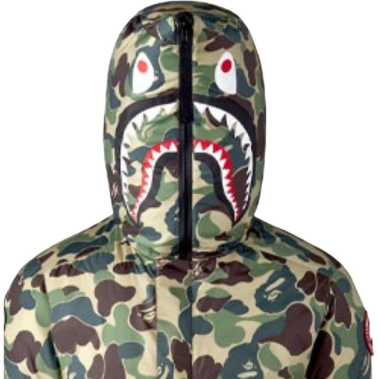 Худи Bape X Canada Goose X Concepts Crofton Shark 2227-MBC