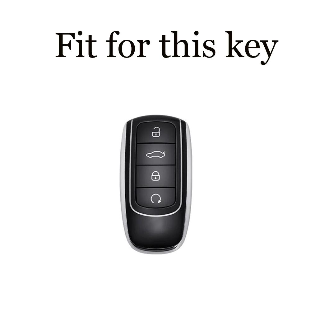 Модный чехол для автомобильного ключа из ТПУ для Chery Tiggo 8 Pro Tiggo 8plus New 5 plus 7pro Car Key Protector Shell Fob Accessories