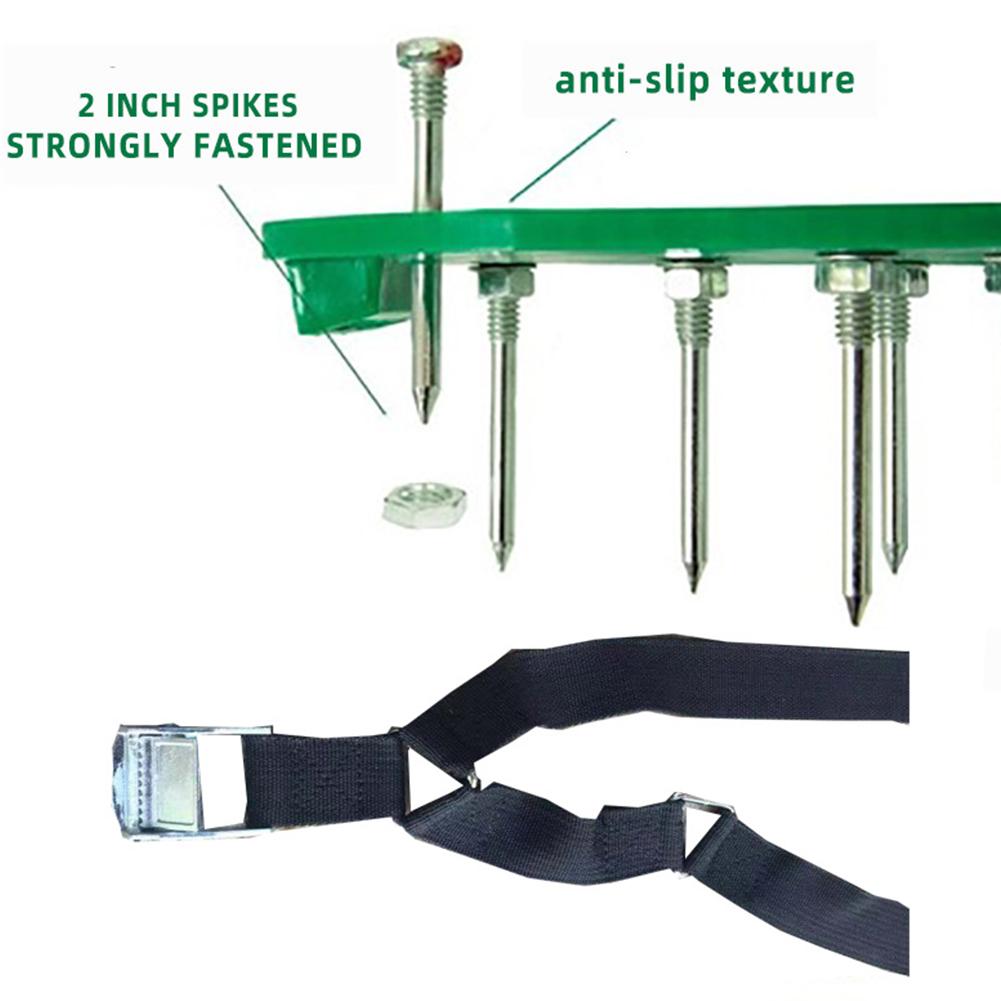 1 пара садовых туфлей для ногтей, регулируемый ремень, инструмент для рыхлой почвы, аэрационная обувь