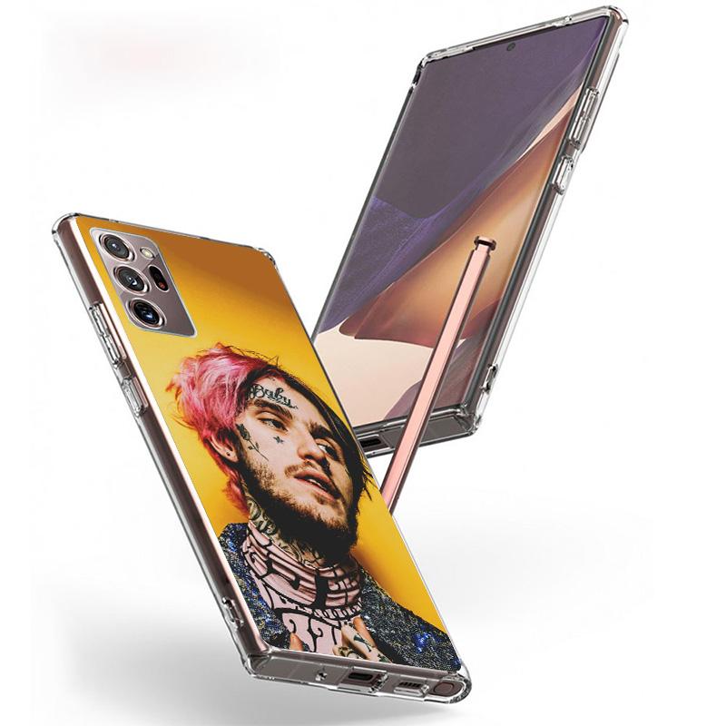Чехол для телефона певца Lil Peep для Samsung Galaxy S24 S25 Edge S26 Ultra S23 S22 S21 Plus S20 FE + Чехол с персонализированной печатью Galaxy S