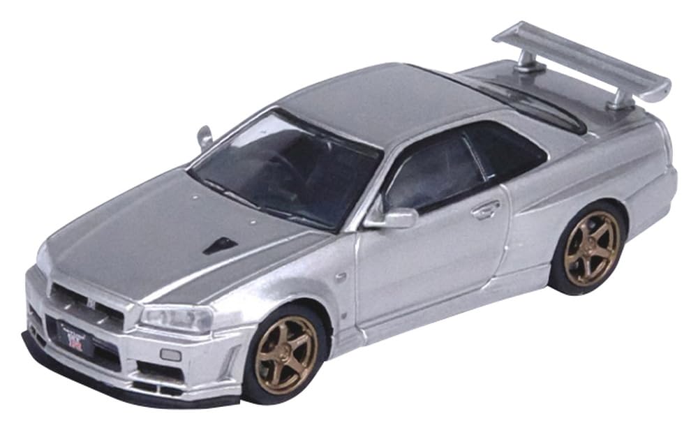 Inno Models Nissan Skyline II Silver Finished Product 1/64 GT-R (R34) V-Spec