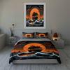 Haunting ship silhouette. Bedding Duvet cover sets Duvet covers Pillowcases gifts (1 * Duvet Cover 2 * Pillowcases, without duvet insert)
