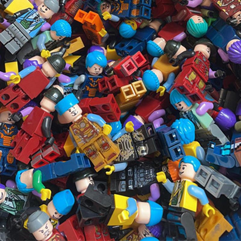 Совместимые игрушки Lego для сборки мелких деталей – образовательные строительные блоки для мальчиков и девочек