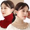 Warm Knitted Fake Collar Detachable Turtleneck Fashion Neck Warmer  Men Women