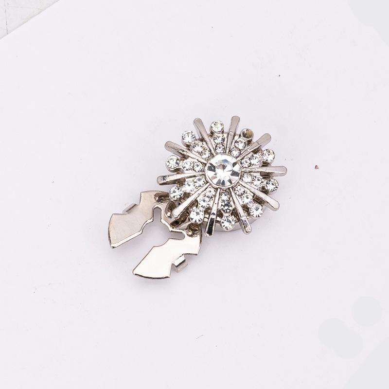 Декоративные запонки и пуговицы для воротника с цветными стразами