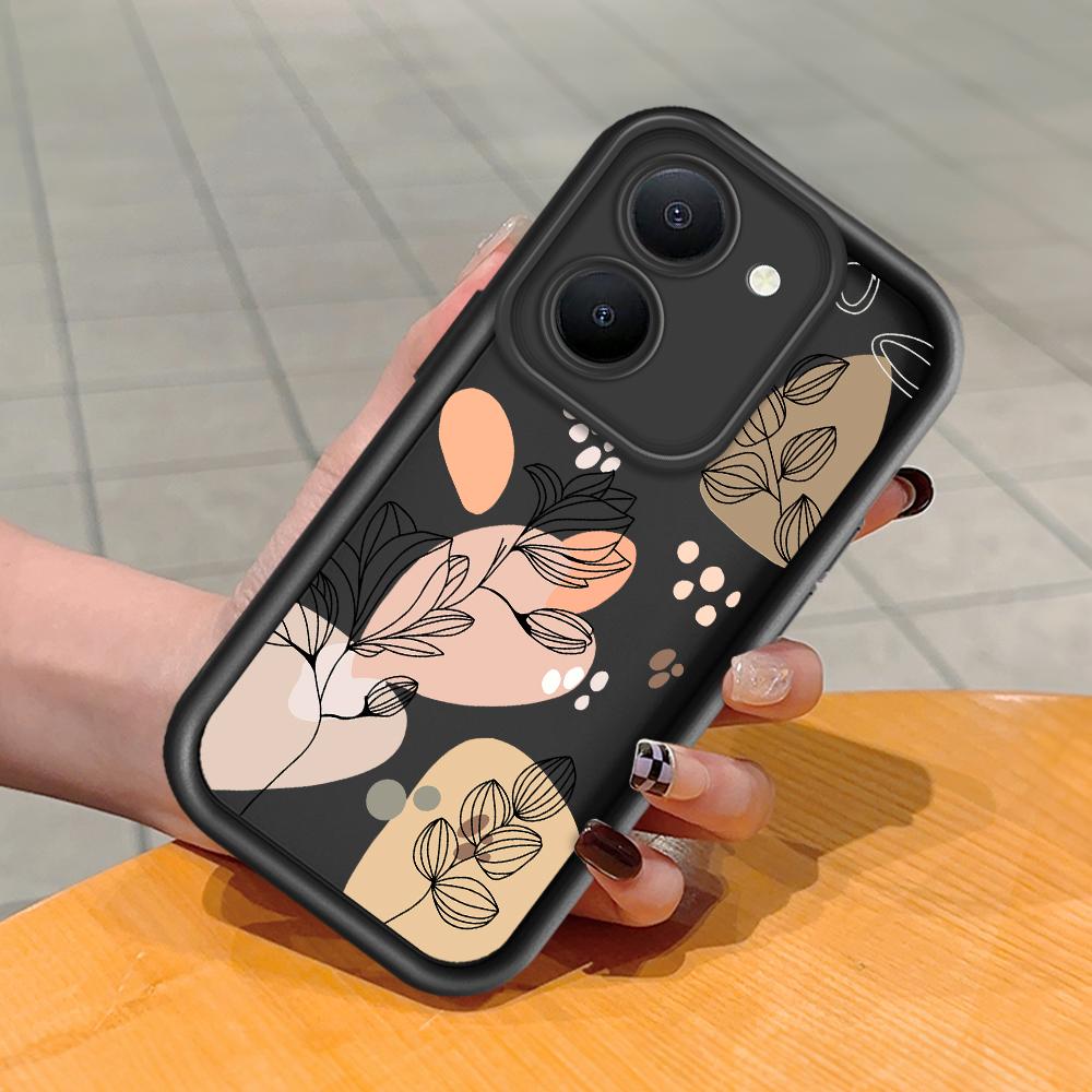 Мягкий силиконовый квадратный чехол с рисунком лестницы для телефона, полное покрытие, противоударный защитный резиновый чехол для камеры для Vivo