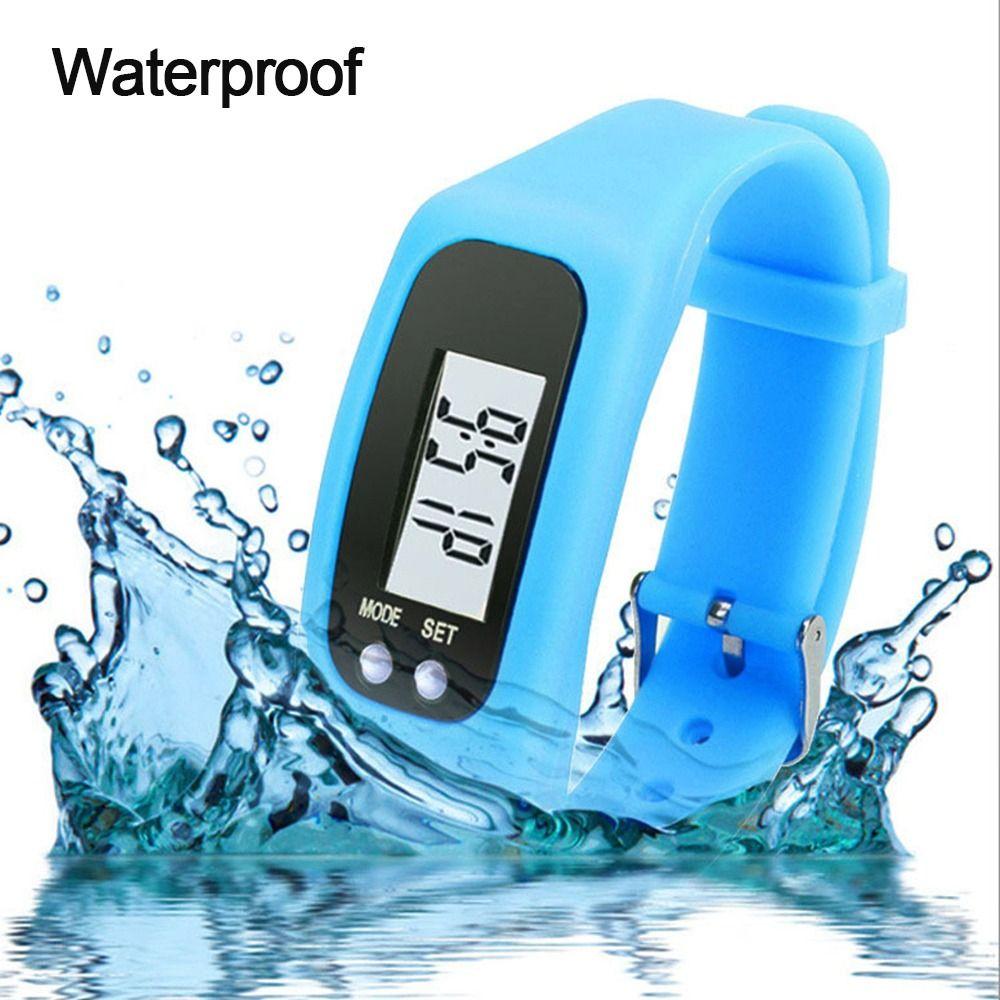 Наручные часы с ЖК-дисплеем Шагомер Фитнес-трекер Шагомер для упражнений для взрослых и детей Спортивные принадлежности