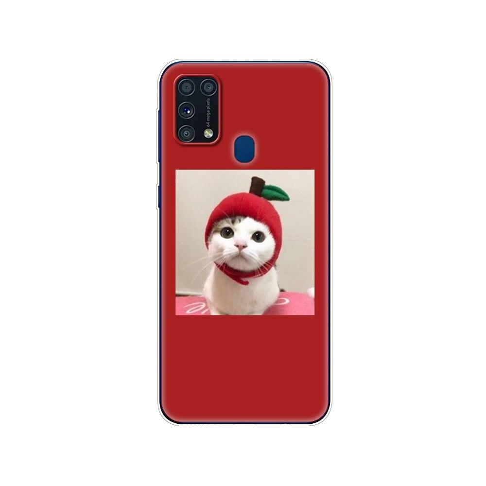 For Samsung M31 Case 6.4" Silicon Soft Tpu Cover For Samsung Galaxy M31 M 31 SM-M315FZBVSER M315 Phone Back Protective Shell