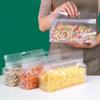 Reusable Stand - Up Silicone Food Storage Bags: Leakproof & Ideal for Kitchen Organization, Freshness - Locking Shut Bags for Freezer Use