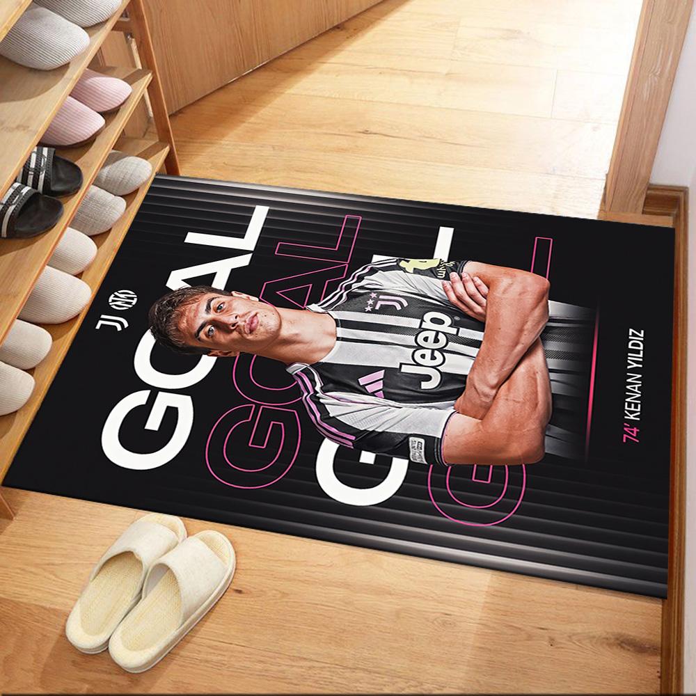 Juventus Floor Mat Suitable For Study Room Game Room Hallway Living Rooms Antislip Carpet Decorate Offices