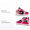 Кроссовки Air Jordan 1 Mid TD Coral Chalk Baby Pink Rush-Pink Black 640735-662