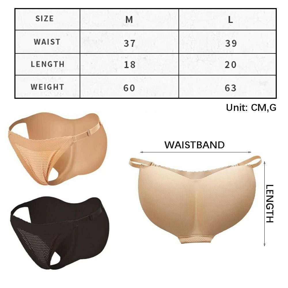 Big Butt Enhancer Body Shaper Panties Buttocks Pads Panties Booty Padded Hip Lifting Pants