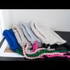 South Korea Balaclava hat, ear protection, warm knitted hat, neck protection, cold protection, thick wool twist lanyard hat, Lei Feng hat