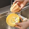 Manual Citrus Juicer with Reamer Heavy-Duty Orange Lemon Squeezer for Fresh Juice Dishwasher Safe Portable Citrus Juicer Tool for Home Kitchen