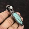 Амазонит Драгоценный камень Медная проволока Обернутая подвеска Радужный лунный камень Ювелирные изделия из медной проволоки Ювелирные изделия ручной работы Дизайнерская подвеска Подарок для нее