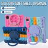 For iPad A16 11th Case 2025 Gen 360 Rotating Soft Silicone Case For iPad 10th 10.9'' 2025 Kids Stand Bubble Tablet Cover