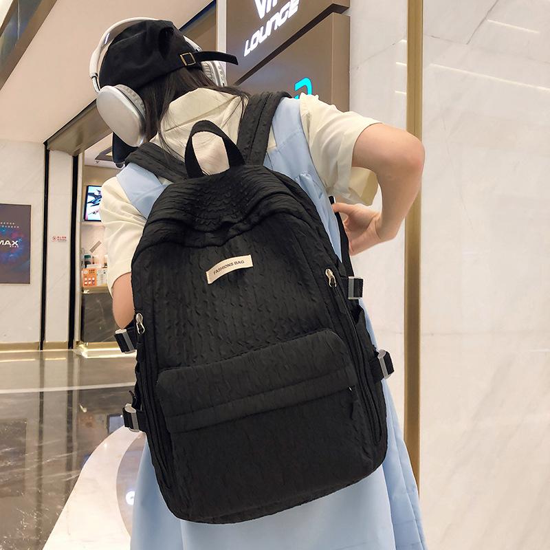 Новый высокоценный студенческий школьный рюкзак корейская версия модного студенческого стиля рюкзак большой вместимости нейлоновая ткань компьютерный рюкзак тренд
