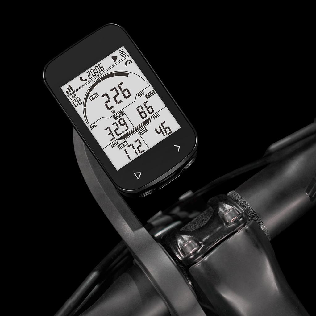 GPS Bike Computer Waterproof Wireless Cycle Smart Computer Speedometer 5 Satellite System 2.6 Inch Large Screen