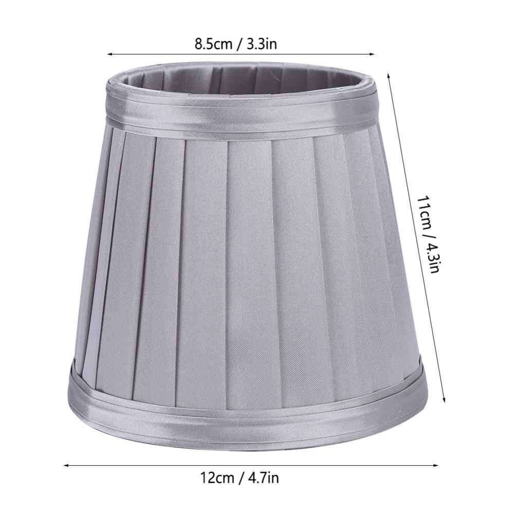 6PCS Clip On Design Lamp Cover 4.3 inch Height Small Lamp Shades Unique Lampshade  Table Lamp