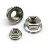 110pcs/Box Flange Nut Hex Hexagon Serrated Spinlock Lock Nut Set Mix Size M3 M4 M5 M6 M8 Assortment Kit Stainless Steel