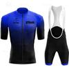 Men Women Cycling Jersey Set Short Sleeve Breathable Bike Apparel Riding Gear