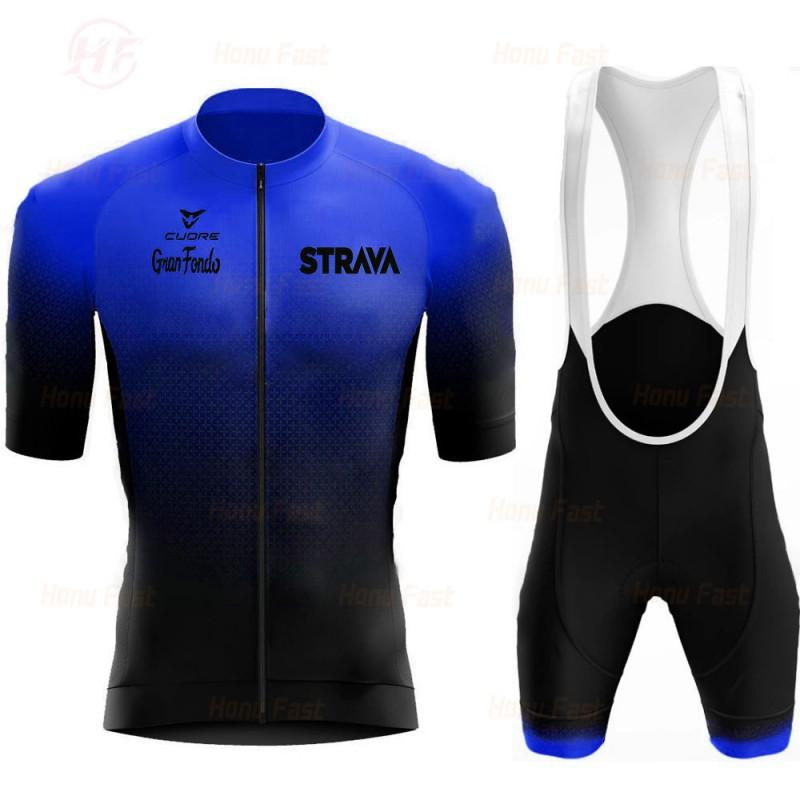 Men Women Cycling Jersey Set Short Sleeve Breathable Bike Apparel Riding Gear