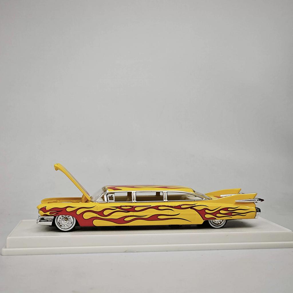 AABHV1 Механический Кадиллак Большая Ракета 1959 Cadillac Сплав Модель Автомобиля Расширенный Орнамент