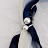 Pearl Buckle Simple Fashion Versatile Silk Scarf Zinc Alloy Non Hook Women's Summer T-shirt Waist Magnetic Brooch