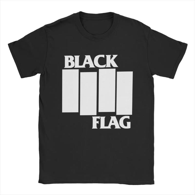 Футболки Black Flag Live Мужские Женские Америка Смешные Футболки из Чистого Хлопка С Круглым Вырезом и Коротким Рукавом Летние Топы