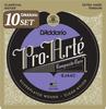 D'Addario Pro-Arte Струны для классической гитары EJ44C Набор из 10 штук Extra Hard Долговечные Композитные