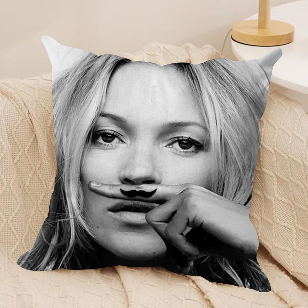 K-Kate M-Moss Чехол для подушки-подушки Мягкий Плюшевый Двусторонний Печатный Декоративный Подарок для Дивана