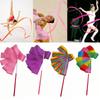 Child Gymnastic Ballet Professional Art Props Dance Stick 4M Gymnastics Ribbons Ballet Streamer