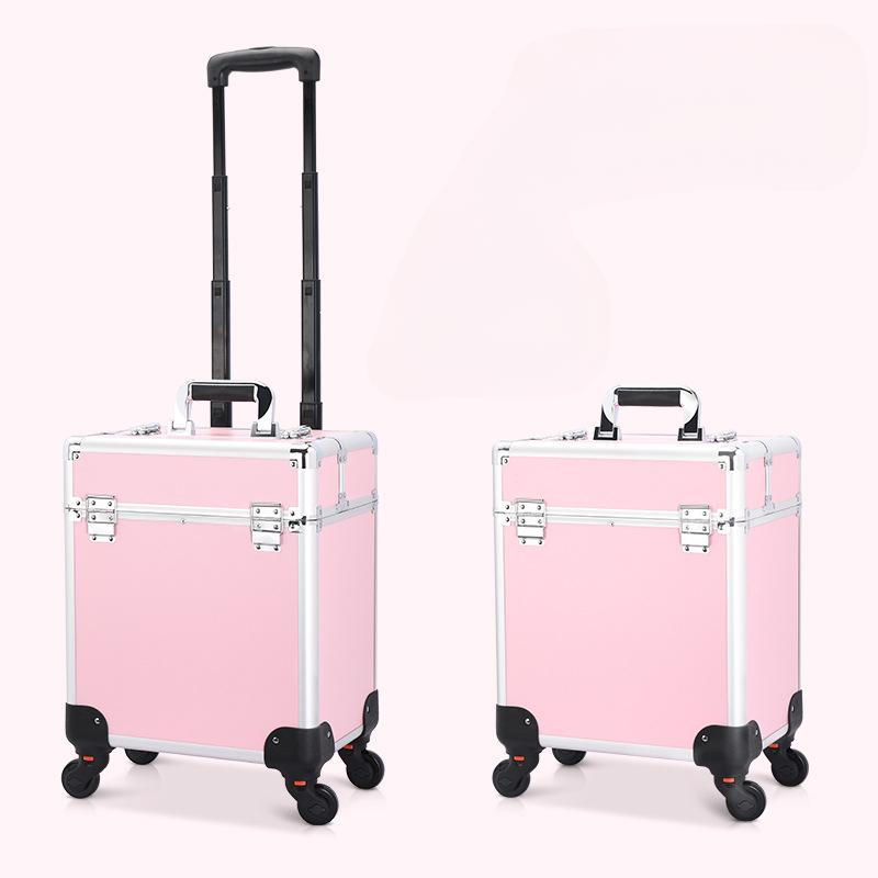 Косметичка на тележке, тележка, большая вместимость, ящик для хранения, ящик для инструментов