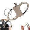 1/2 шт. портативный карабин брелок легкий многоцелевой открытый кемпинг походы альпинизм металлический брелок
