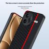 Для Xiaomi Poco F7 Ultra 5G/Redmi K80 Pro 5G Чехол Текстура углеродного волокна Ультратонкий ПК Чехол для телефона
