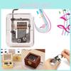 Music Box Mini Hand Cranking Music Movement Transparent Diy Music Christmas Box